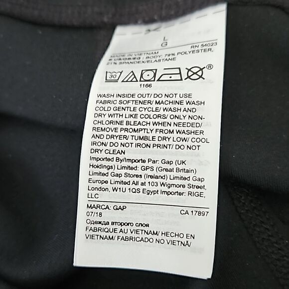 GapFitblack pants - Picture 8 of 9